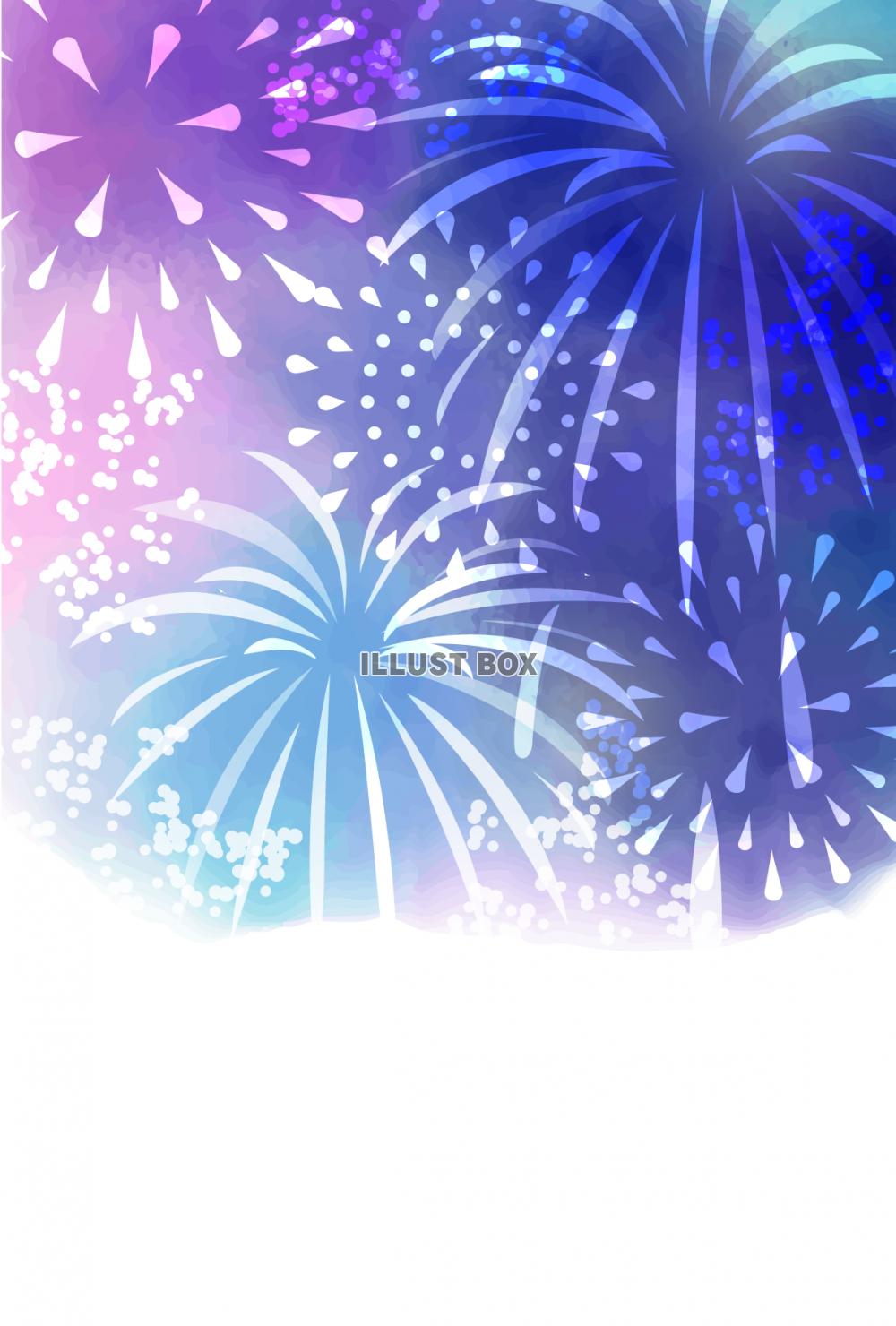 夏祭りを彩る打ち上げ花火のイラスト素材商用可能な無料 フリー のイラスト素材ならストックマテリアル