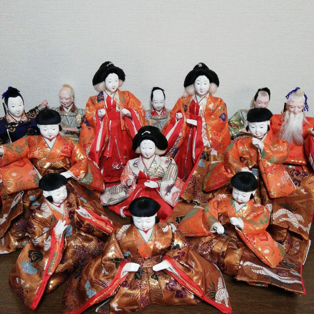 シルバニア 雛人形 三人官女 五人囃子 三人官女五色 雛人形