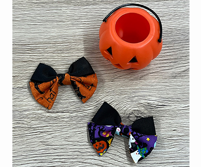 ハロウィンのリースを手作り、リボン状の折り紙で作ってみました知恵の小袋