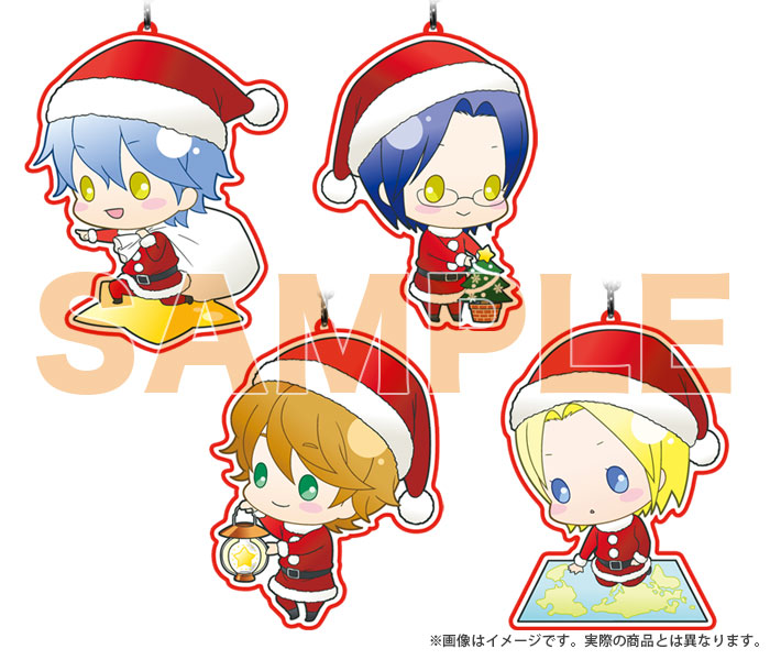 表情二種＋背景つき！クリスマスイラストお描きします サンプルイラストをベースに色や小物でカスタムするデフォルメ絵ココナラ