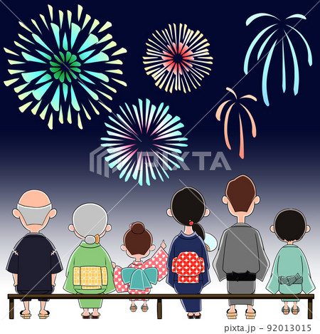 花火いらすとやスタイルの日本のイラスト美しいイラスト素材透過、PNGフリー画像ダウンロード - Pngtree