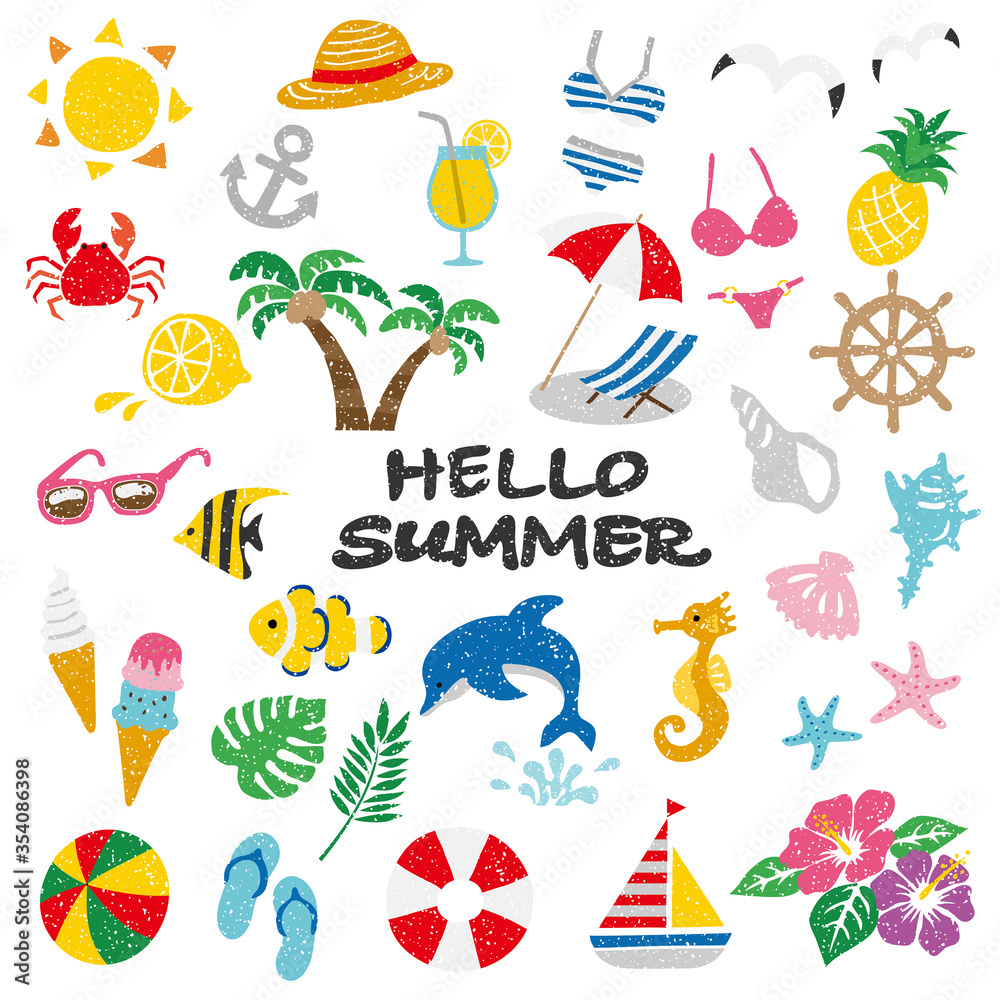 スタンプ無料GET!うさぎの大人可愛いスタンプ♥夏♥ Stampick!スタンピック