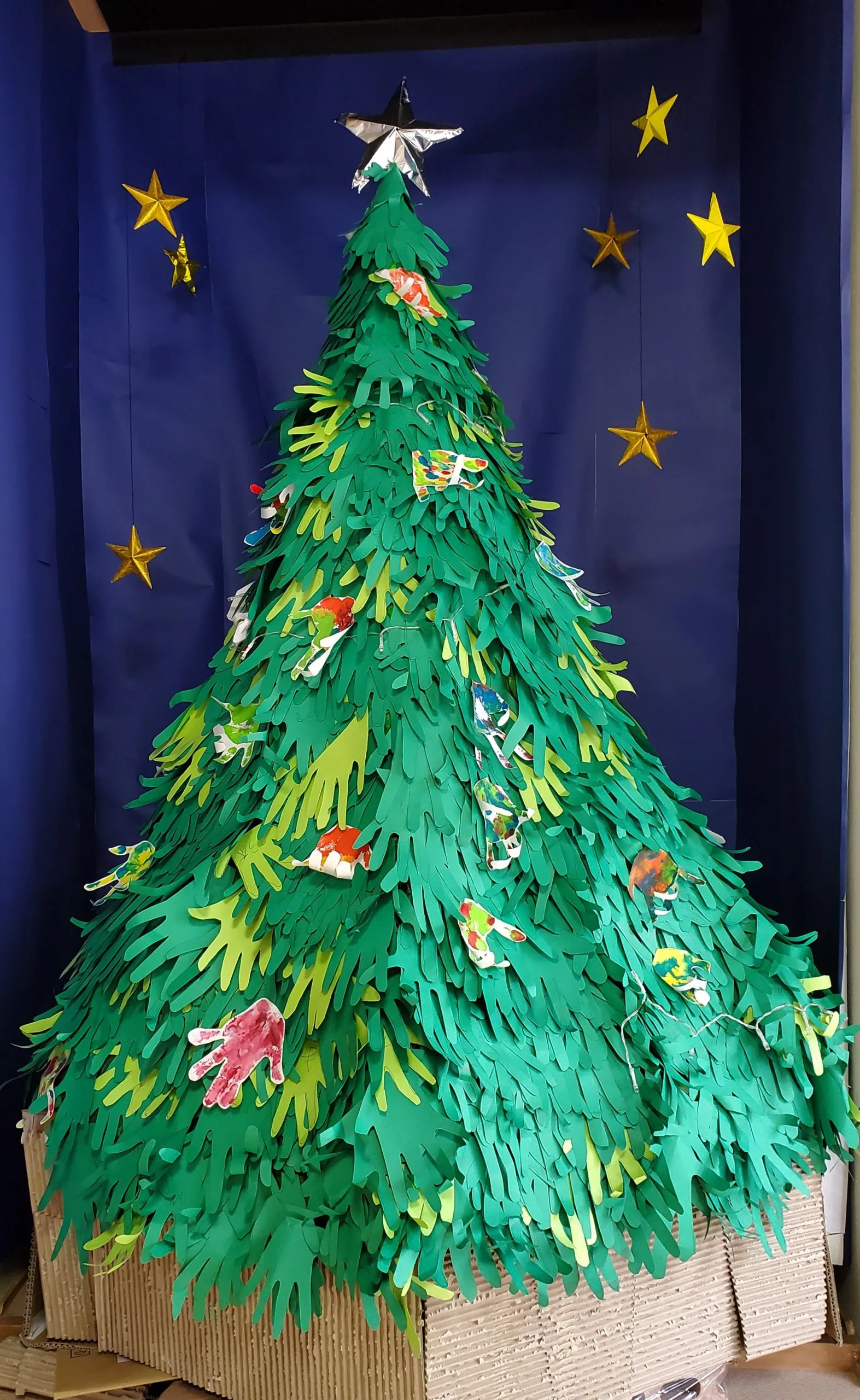 おうち時間 和紙のちぎり絵クリスマスカード クリスマスツリーさん メッセージカード Mizuka Style つば木 水香 通販10887310Creema クリーマ