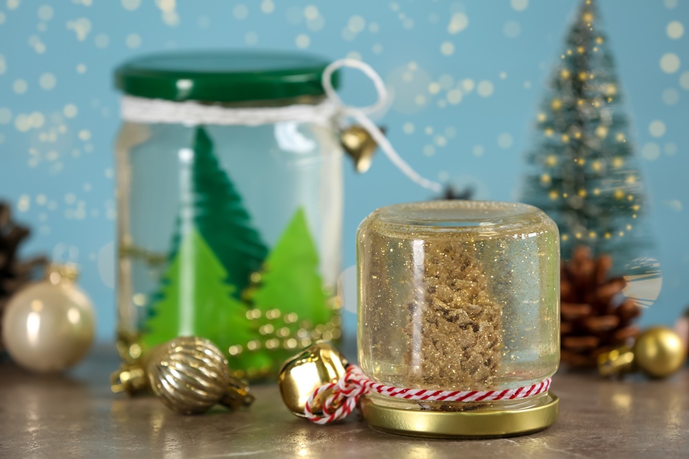 今年のクリスマスにスノードームを作ろう！ 簡単工作キット12月, クリスマス工作イベントアイデアイベント工作キットの「たのつく」