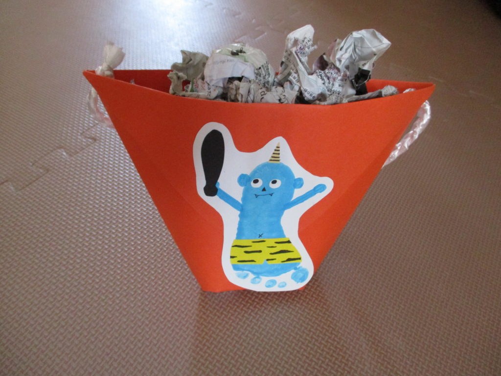 節分 鬼さん豆箱 豆入れ - poco＊mama ORIGAMIminne byGMOペパボ 国内最大級のハンドメイド・手作り通販サイト