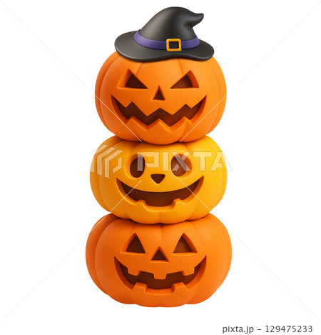 生活・保育・行事・秋 ハロウィンかぼちゃのかわいいフリーイラストフタバのフリーイラスト