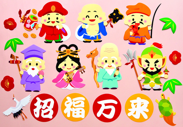 kimie gangi 正月の壁面制作「 門松」 華やか豪華新年1月壁面飾り高齢者施設