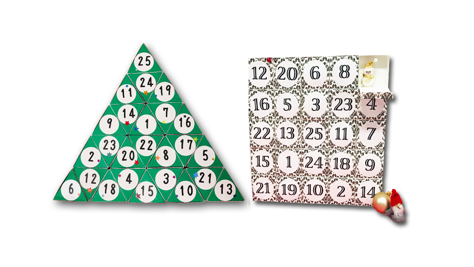 アドベントカレンダー - 布で手作り