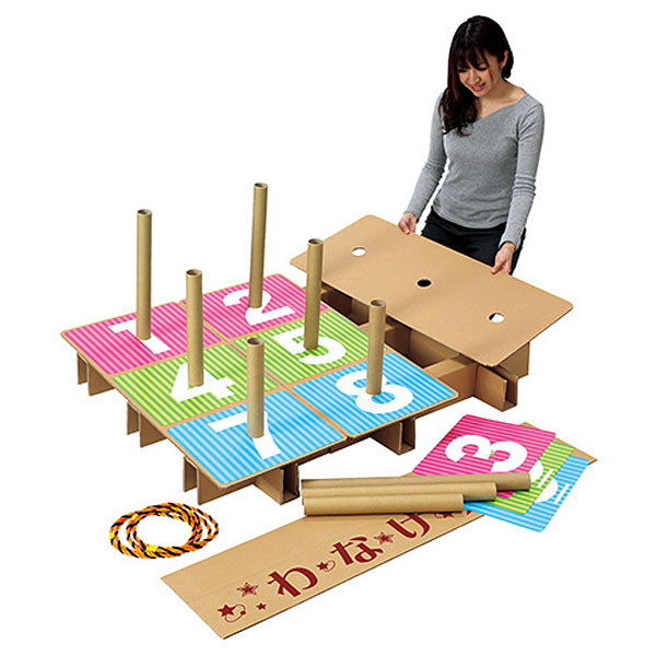 リサイクル素材で輪投げおもちゃを手作りしようCraftie Style