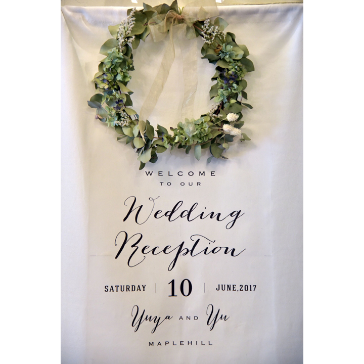 ウェディングフラッグオリジナル刺繍💓フリマアプリ ラクマ