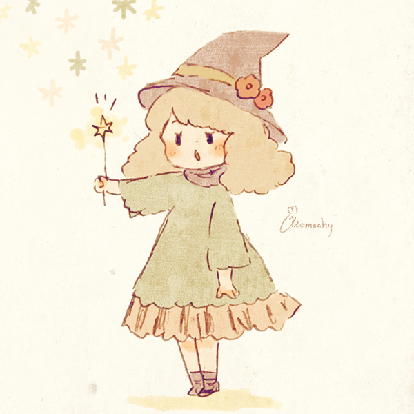 ハロウィンのアイコンセット カラー ：イラスト無料