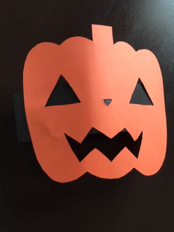 壁面飾り 立体ハロウィンかぼちゃの作り方