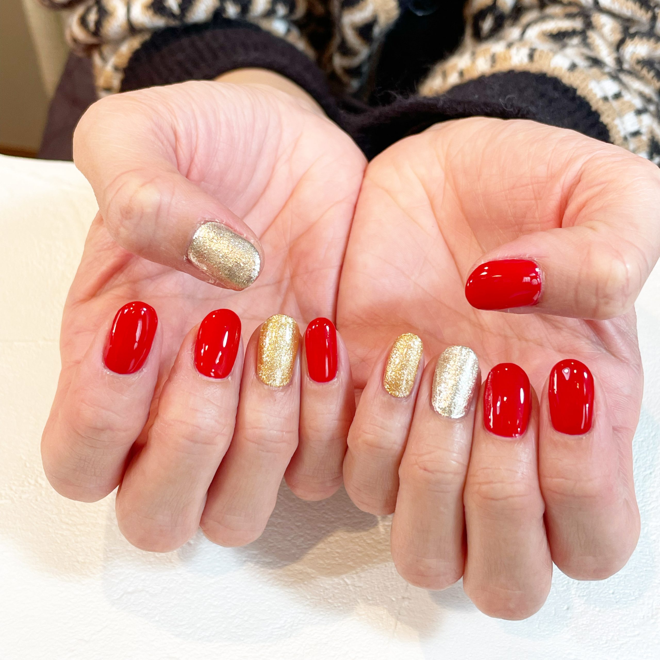 2025年秋トレンド ワンカラー ハンド クリスマスのネイルデザイン集人気順3ページ目ホットペッパービューティ