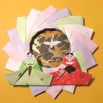 折り紙でお雛様を作ろう♪雛人形飾りの作り方ゆめ画材ブログブログ ゆめ画材