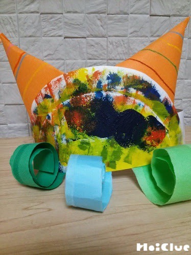 紙皿で鬼のお面👹せいさくっと