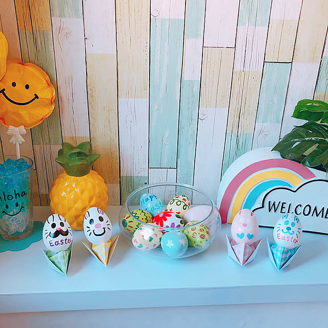 DAISO ダイソー カラフルでかわいい♪子どもと作れるイースターエッグ株式会社エンファム.イベント＆メディア
