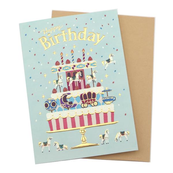 マスキングテープで作る オシャレなバースデーカードの一例