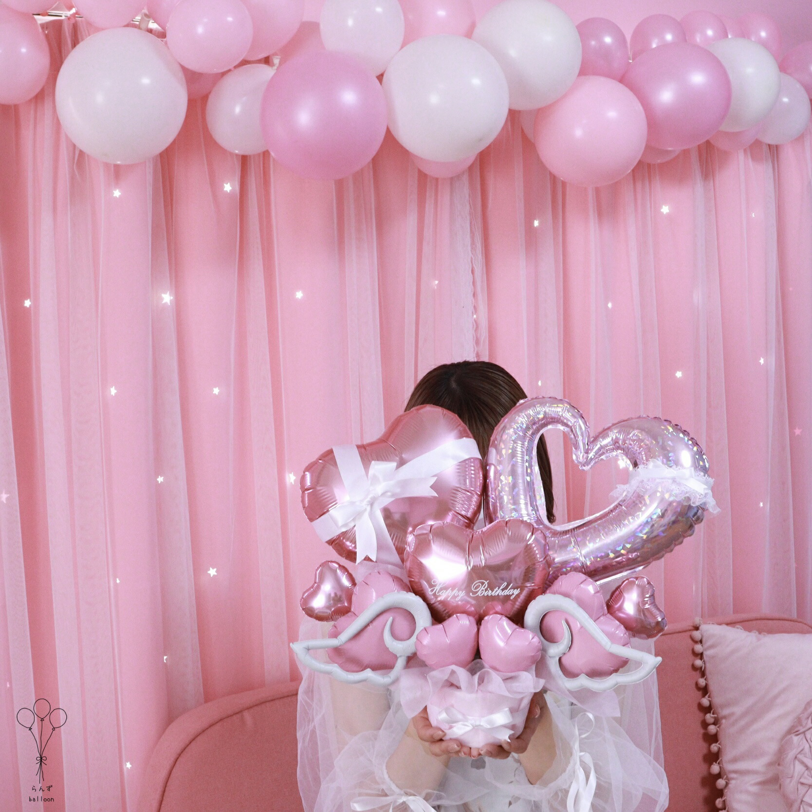 誕生日 部屋 飾り付けエモいTikTok