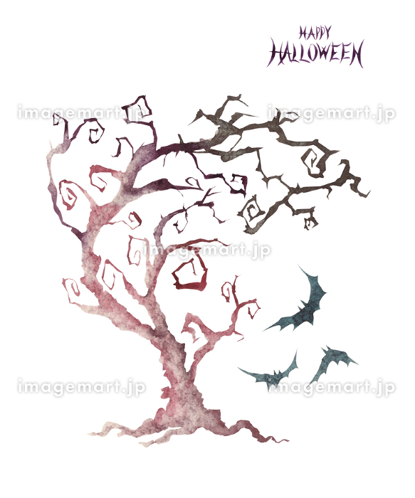 ハロウィン 「木のおばけ」イラスト怖い無料フリー84246素材Good