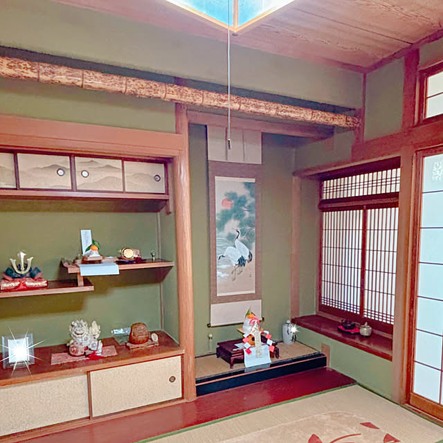 お正月飾り 大広間 - さいたま市岩槻区の老舗料亭 ほてい家