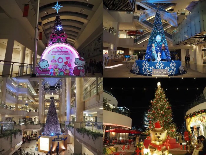 横浜地域情報サイト2024みなとみらいクィーンズスクエアクリスマスツリーキティちゃんコラボツリー イルミネーション みなとみらい駅周辺イベント情報口コミ評判