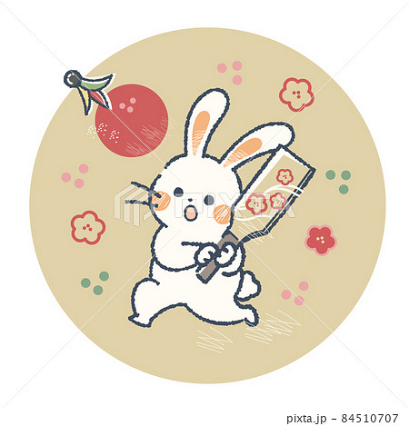 めでたやモダン 干支置きかざり うさぎ 和紙の正月飾り New Year decorationこだわりの和雑貨 和敬静寂 オンラインショップ