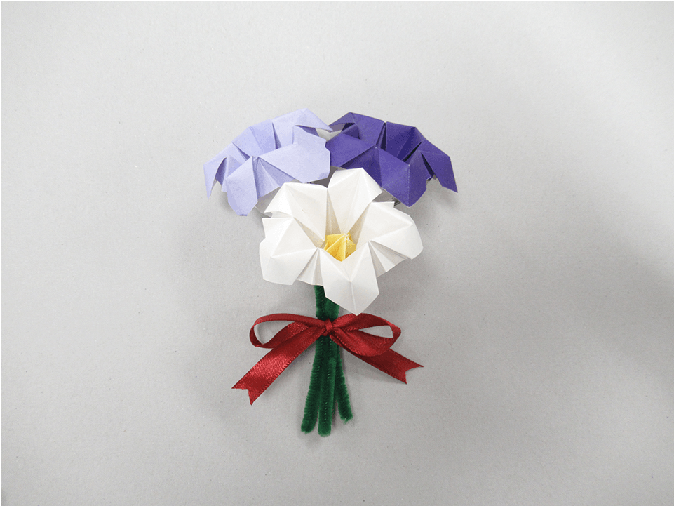 敬老の日にもピッタリ！立体的な「リンドウ」の折り方-折り紙 前編ASOPPA！レシピ - あそっぱ