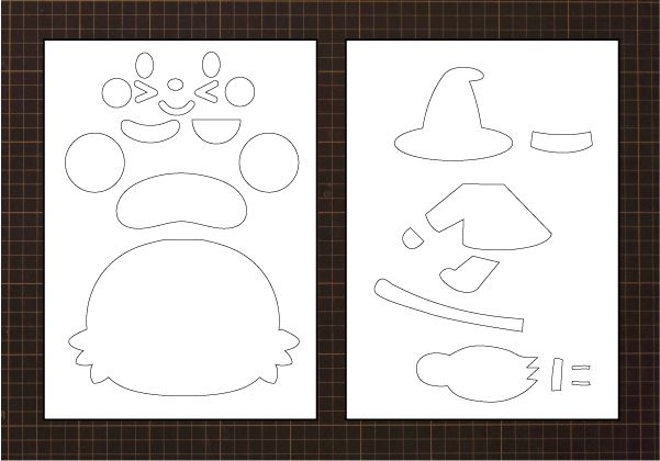 ハロウィン壁面飾り 無料ダウンロード可愛くできたから見て！使って