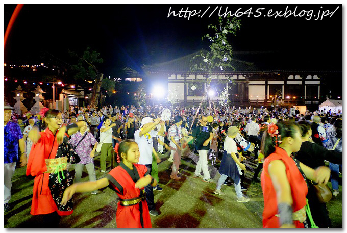 十七夜盆踊り 東大寺二月堂 奈良市祭り好き