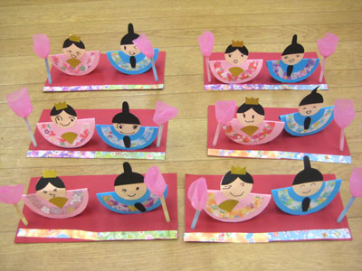 ひな祭り装飾 ＜立体＞小物5点を作りました～♪ : ワクワク販促探検ブログ
