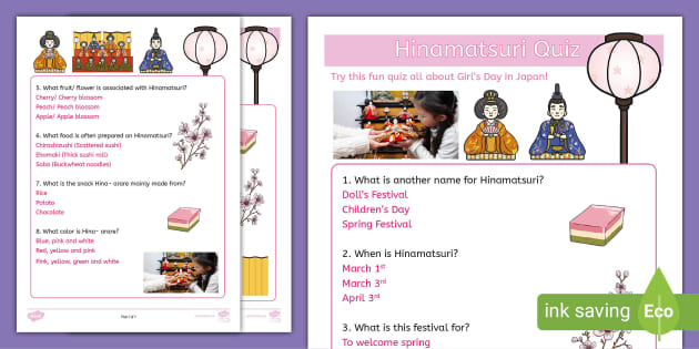 ひなまつりクイズ 素材 スケッチブックシアターYahoo!フリマ 旧PayPayフリマ