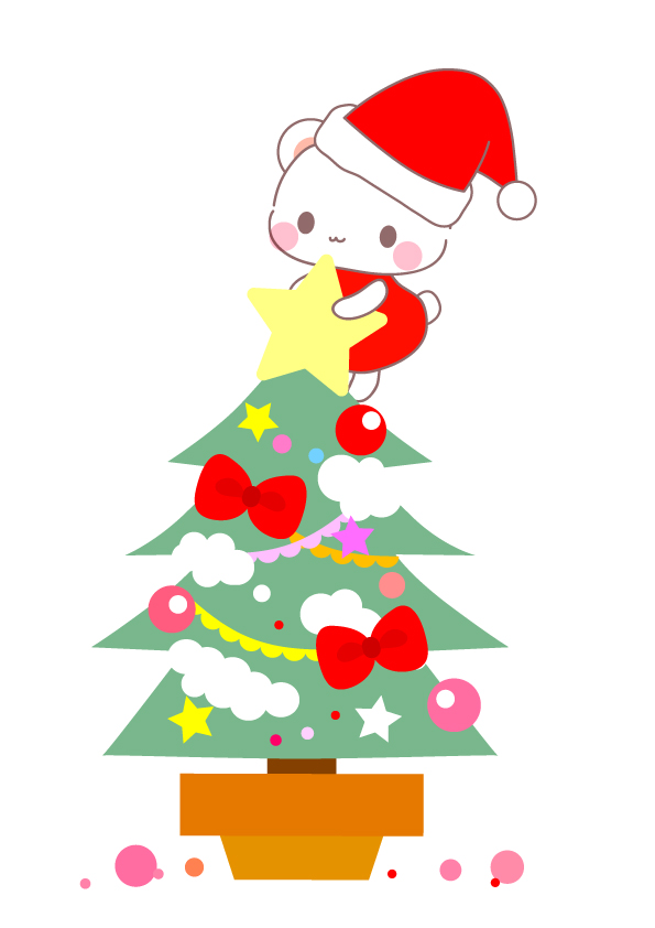 クリスマスツリーのイラストの簡単でかわいい手書き方法！ぴのとお絵描き