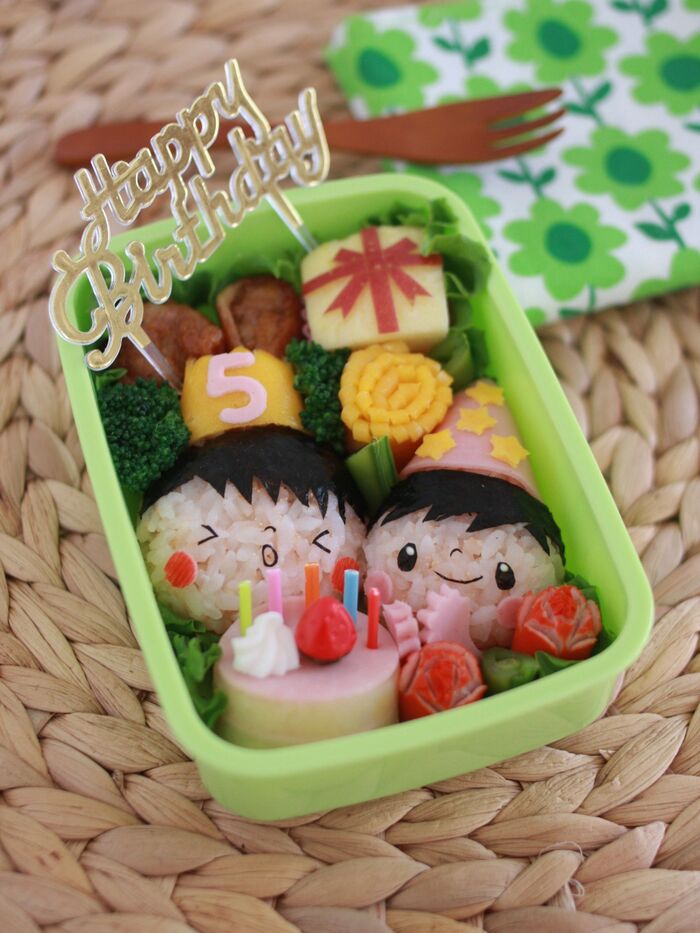 バースデーベア くま ピック お弁当 2点セット セリアの通販 by marumoko's shopラクマ