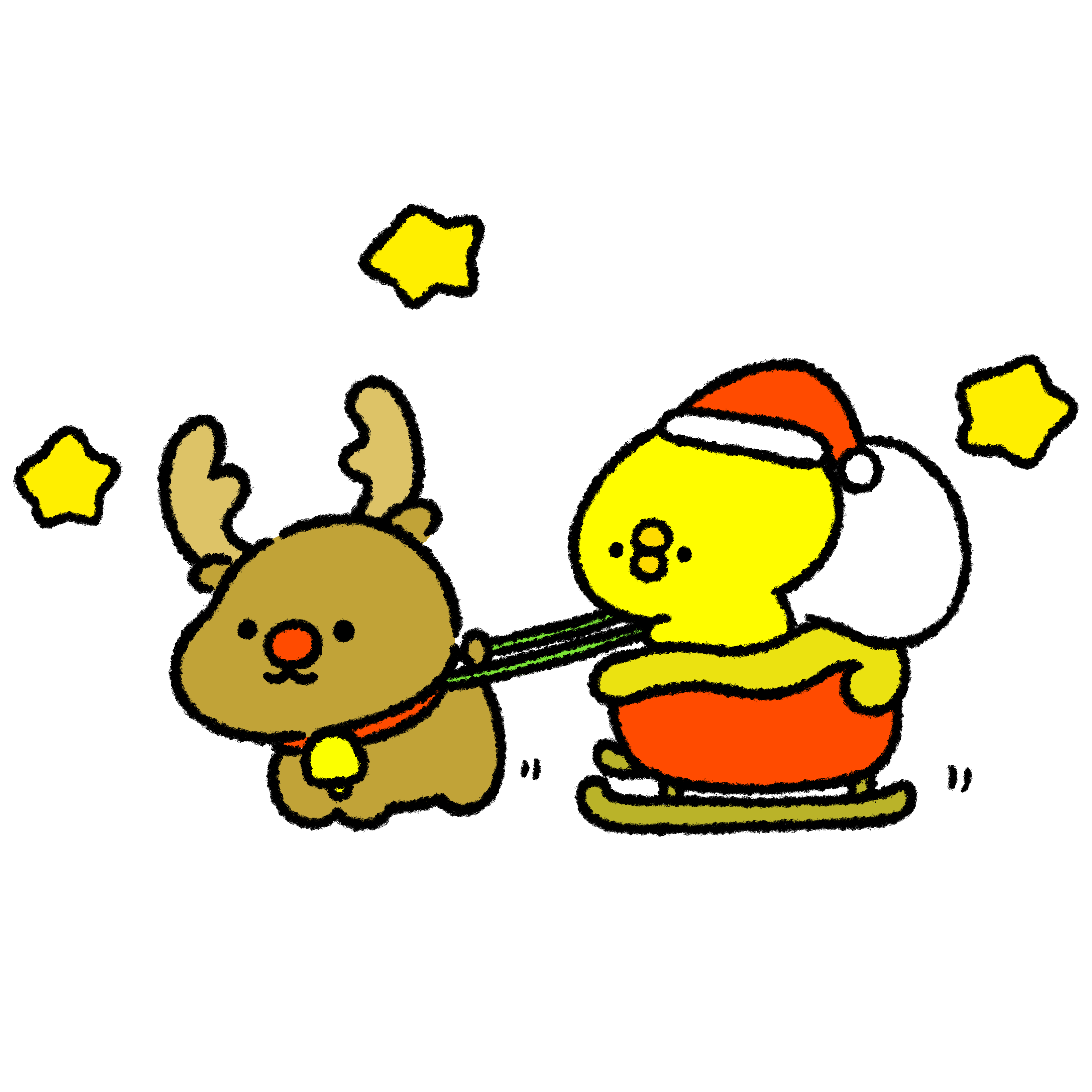 サンタクロースの格好でプレゼントを配るかわいいクマ クリスマス イラスト素材7373744- フォトライブラリ