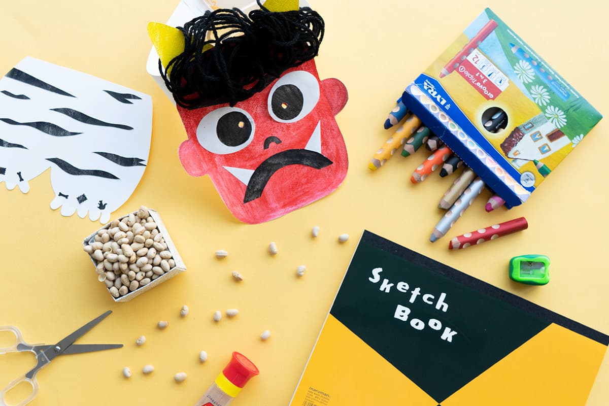 節分の豆まきを親子で楽しもう！ダンボール 工作で鬼退治あそび♪こそだてまっぷ