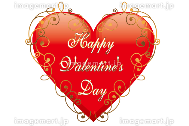 バレンタインデーロゴマーク 筆記体 ハッピーバレンタイン 2.14 グラフィック素材 集中線169661087- イメージマート
