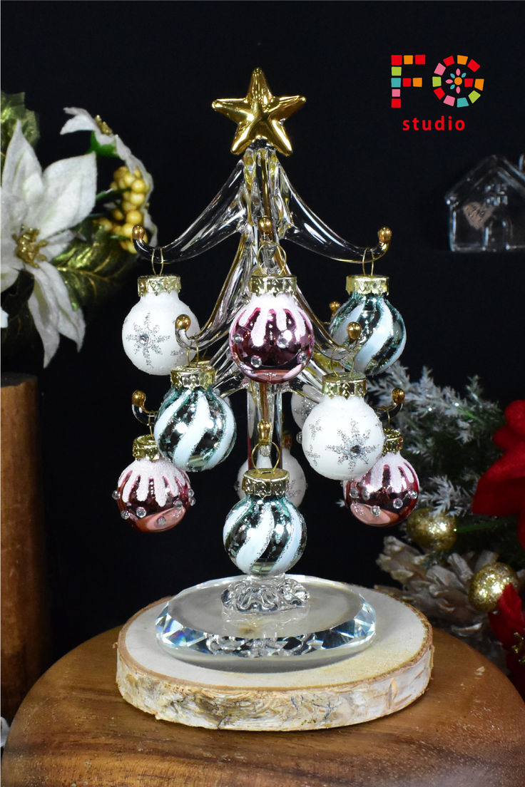 ガラス製クリスマスツリー イタリア製 ソッフィエリーア・パリーゼ