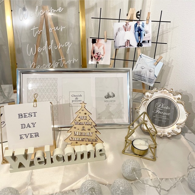 No.1044 クリスマスウェルカムスペース 結婚式 まとめ売り ウェルカムボード Flower crown 通販16786677Creema クリーマ