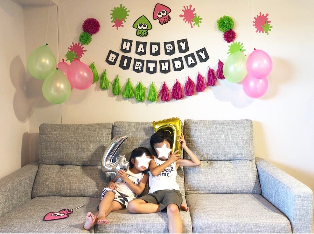 スプラトゥーン 誕生日 飾り付け パーティー 飾り 風船 バルーン ケーキトッパー ハッピーバースデーバナー : しあわせ生活館ヤフーショッピング店- 通販 - Yahoo!ショッピング