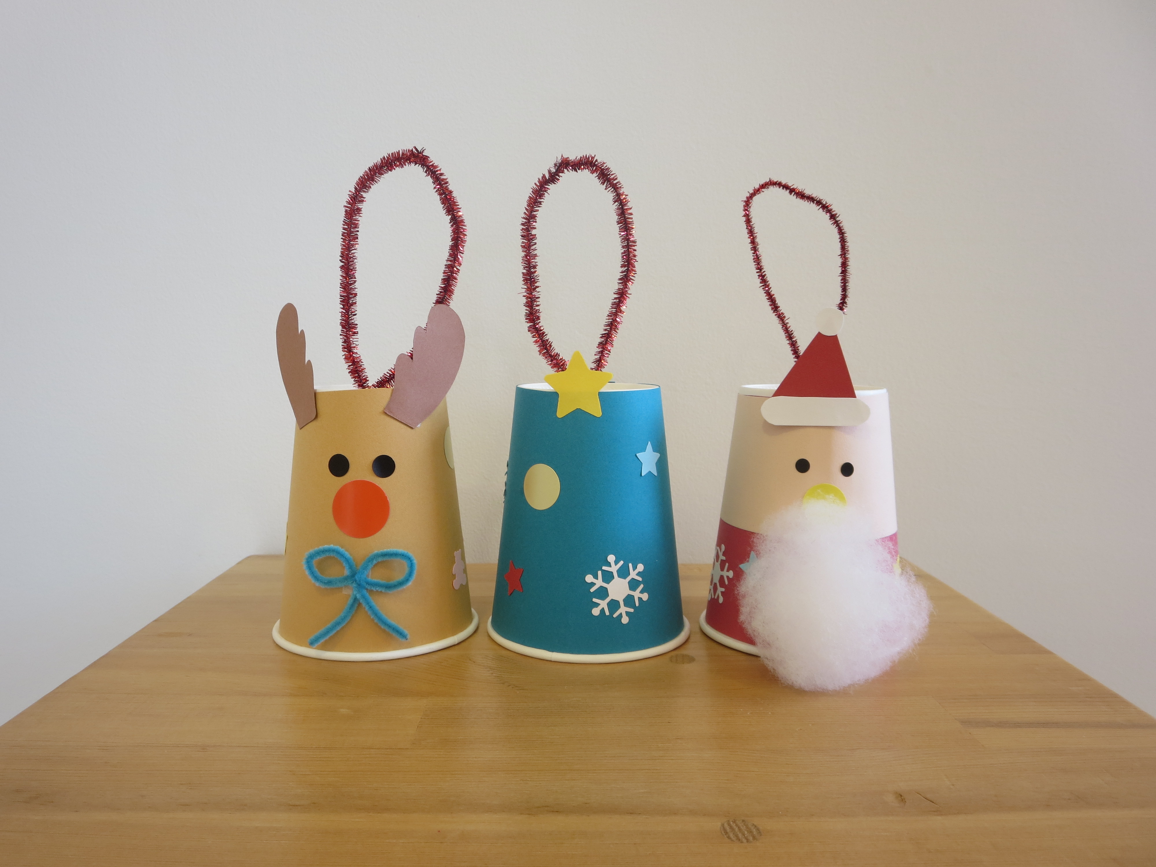 動画付き クリスマスや12月の製作に！画用紙で簡単トナカイチルコレ