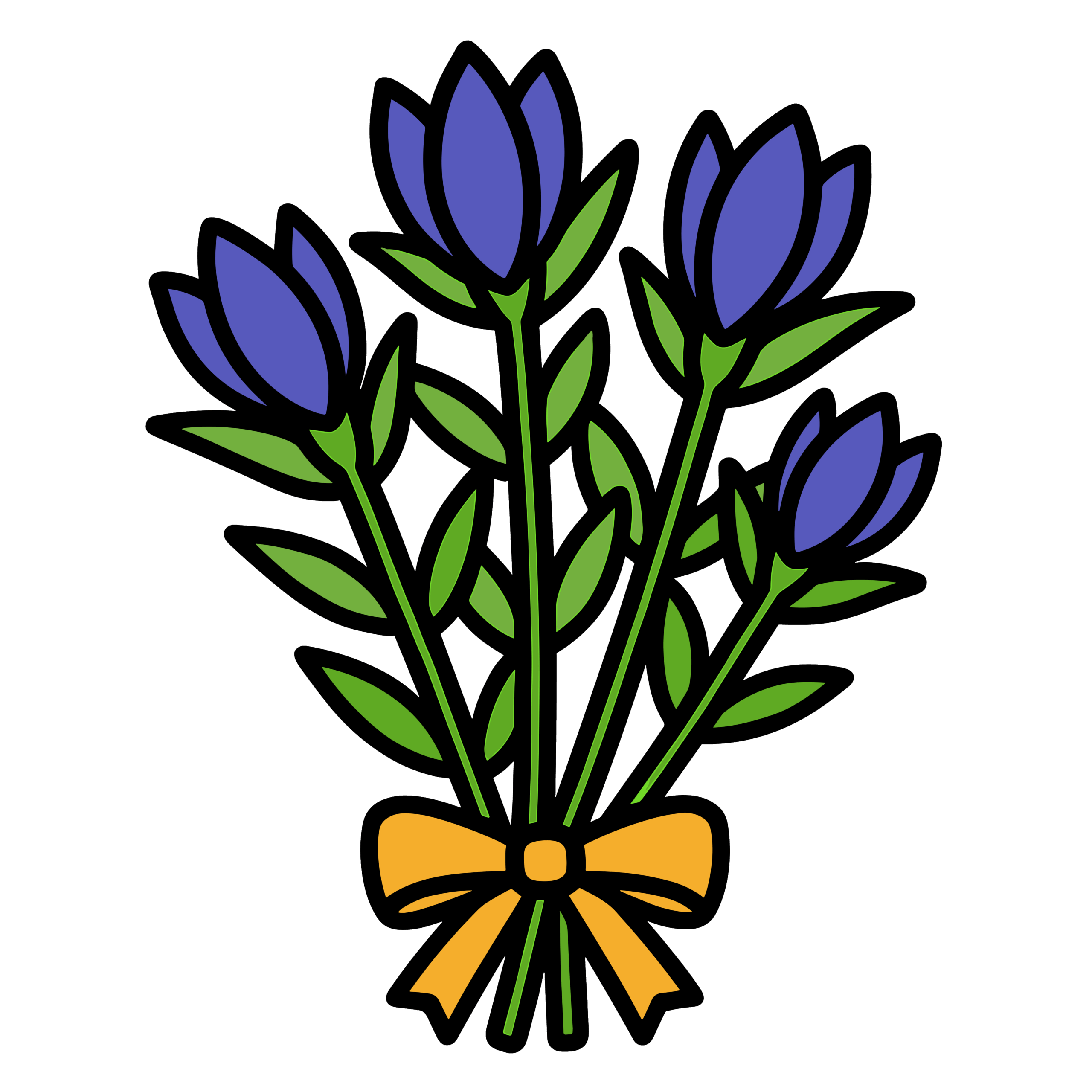 塗り絵に最適な白黒でかわいい敬老の日メッセージカード2の無料イラスト・商用フリーオイデ43