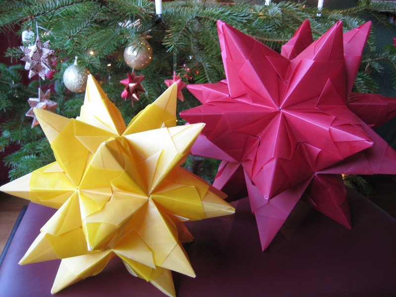 クリスマスオーナメントの大きな星 立体型 を手作りしようnunocoto fabric