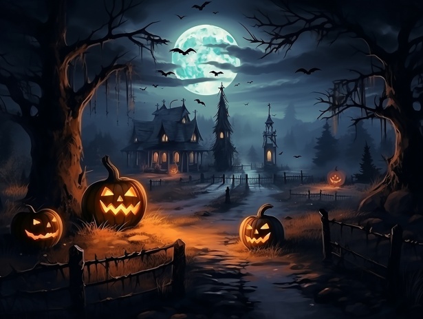 Halloween party アクリル画 F6 風景画 絵画 Amazon.co.jp: ハロウィン風景 5D 絵画キット、風景 5D絵画キット,アートクラフトハロウィン風景画 - 明るい色の工芸品の寝室、リビングルーム、玄関、作業エリアの装飾。 : ホビ