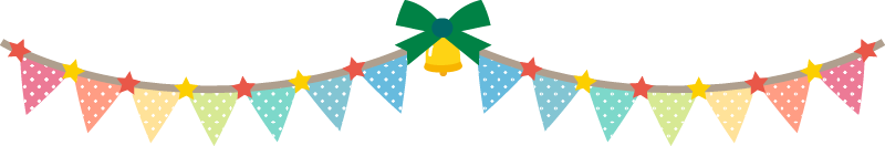 飾り枠・ライン・無料イラスト素材 クリスマス