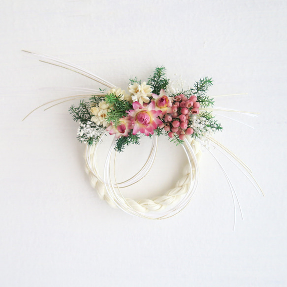 手作りキット お正月のミニしめ縄 しめ飾り シンプルPay ID