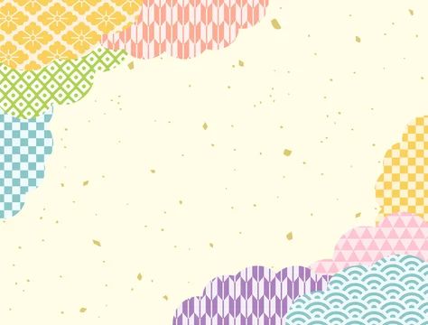 お正月仕様の縦型のフレーム素材、美しい門松と梅の花と松の木の日本らしいデザイン無料テンプレートTemplateBox