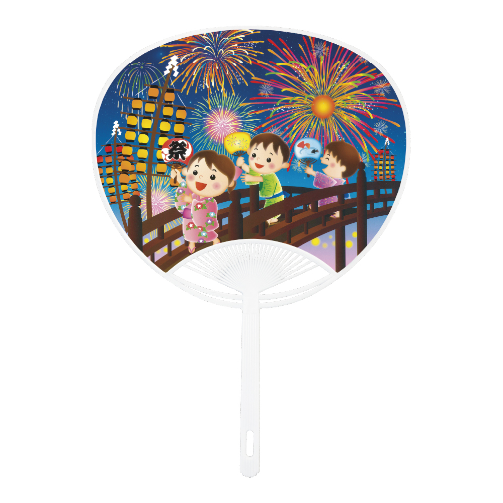 手作りうちわ盆踊り- 無料テンプレート公開中 - 楽しもう Office