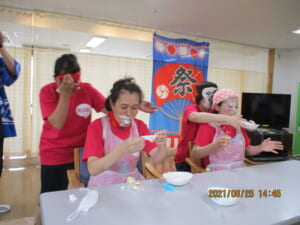 今年もやりました縁日風の夏祭り社会福祉法人緑寿会は京都市山科区で特別養護老人ホーム・デイサービスセンター・居宅介護支援センターを運営しています