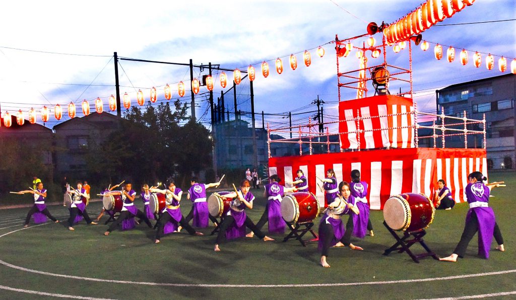 太鼓の音色 後世につなぐ 勝田町 盆踊り都筑区タウンニュース
