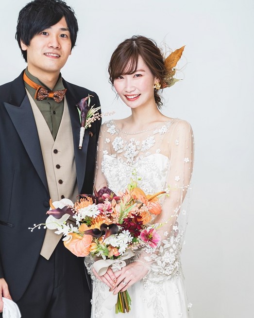 2024冬婚 ハンドメイド・手芸 秋婚ブーケ•秋ブーケ•ウェディングブーケ•前